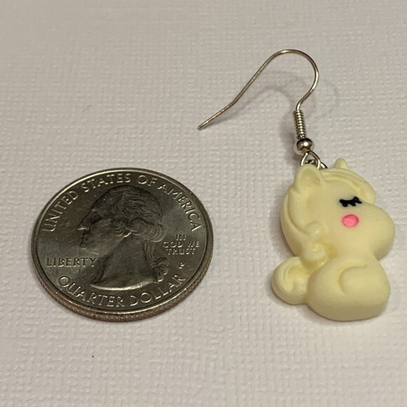 Unicorn Earring, Unicorn Jewelry, Gift Idea, Silly Earring, Funny Earring - Picture 5 of 6